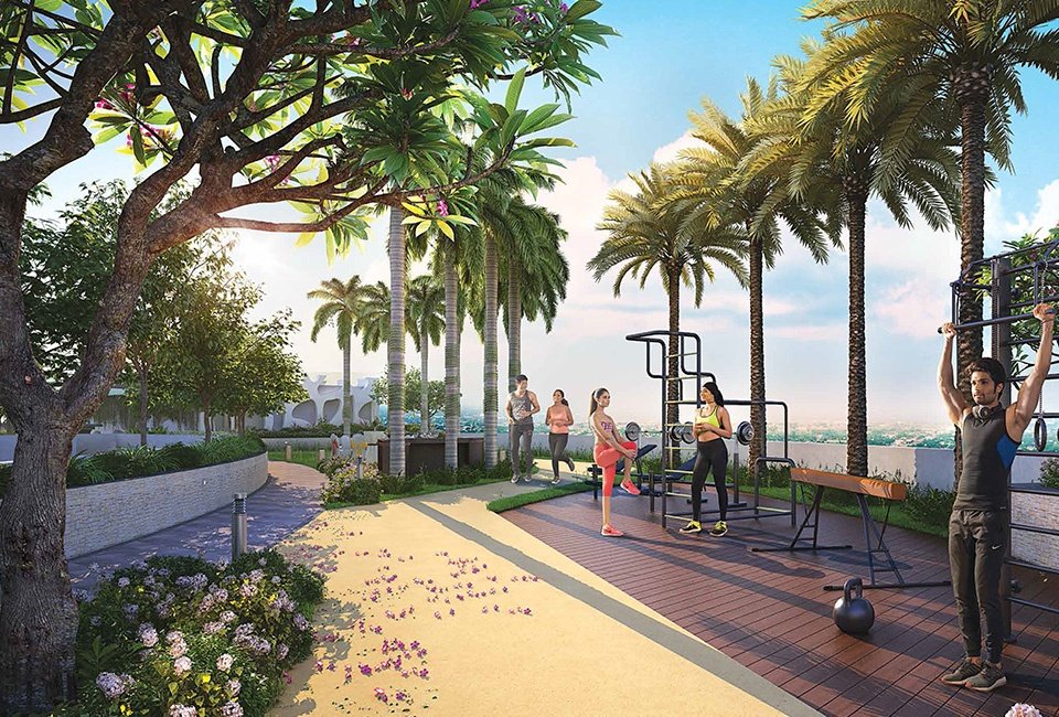 Sky Walk Gym at Siddha Sky